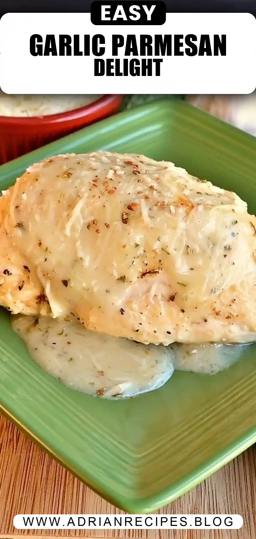 Crock Pot Garlic Parmesan Chicken