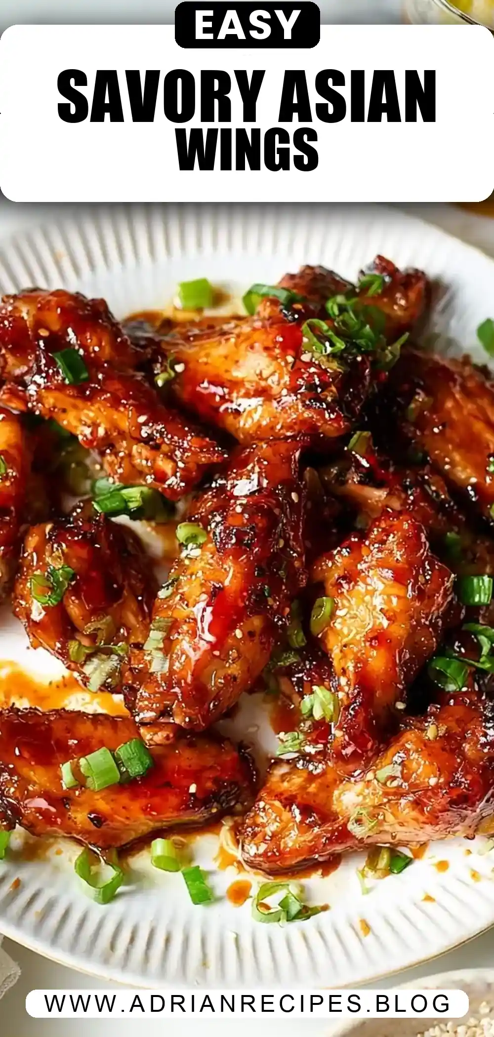 Sticky Asian Chicken Wings