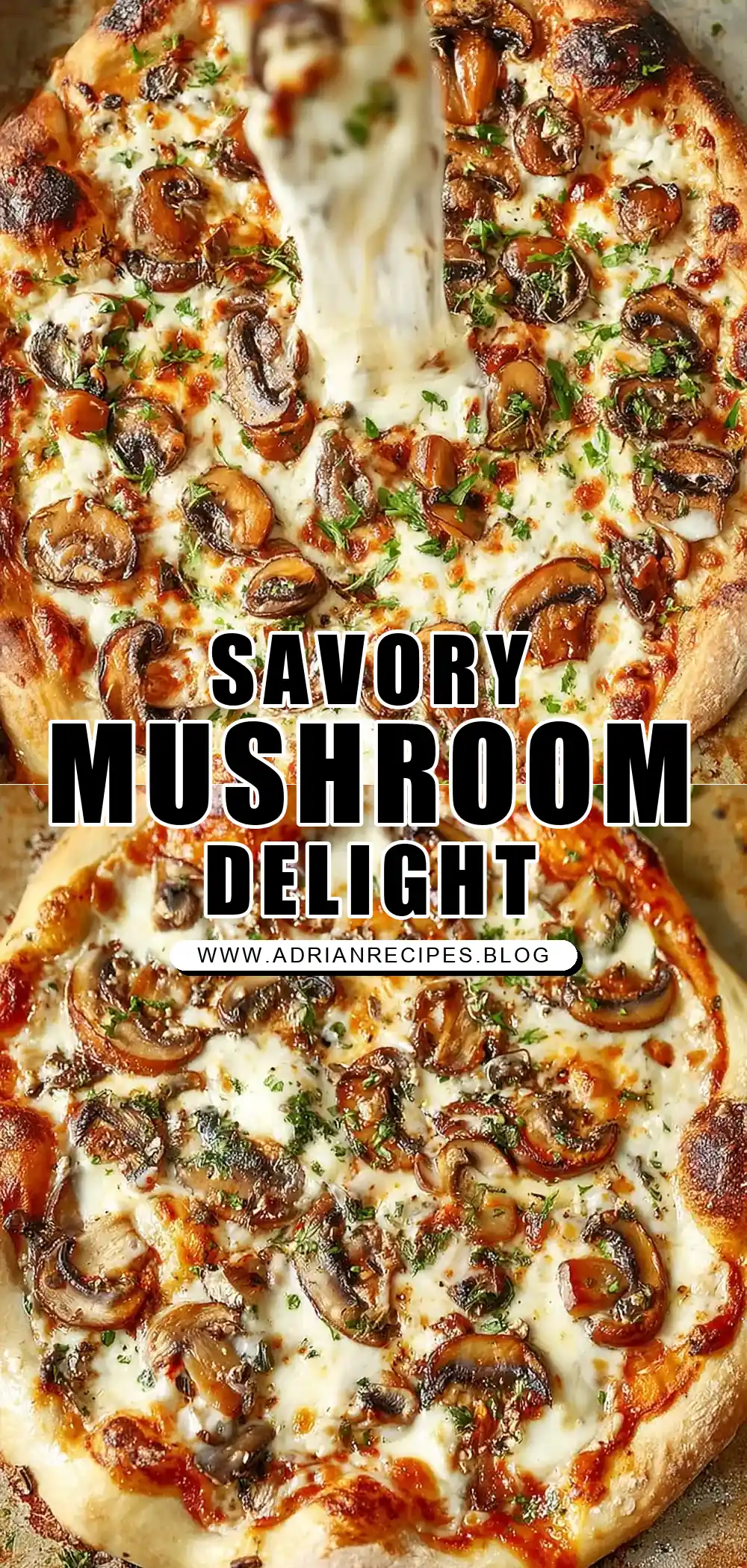 White Mushroom Pizza