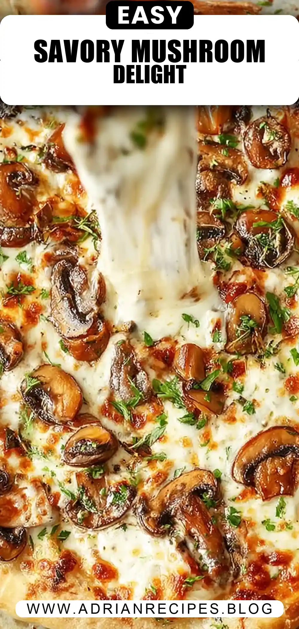 White Mushroom Pizza