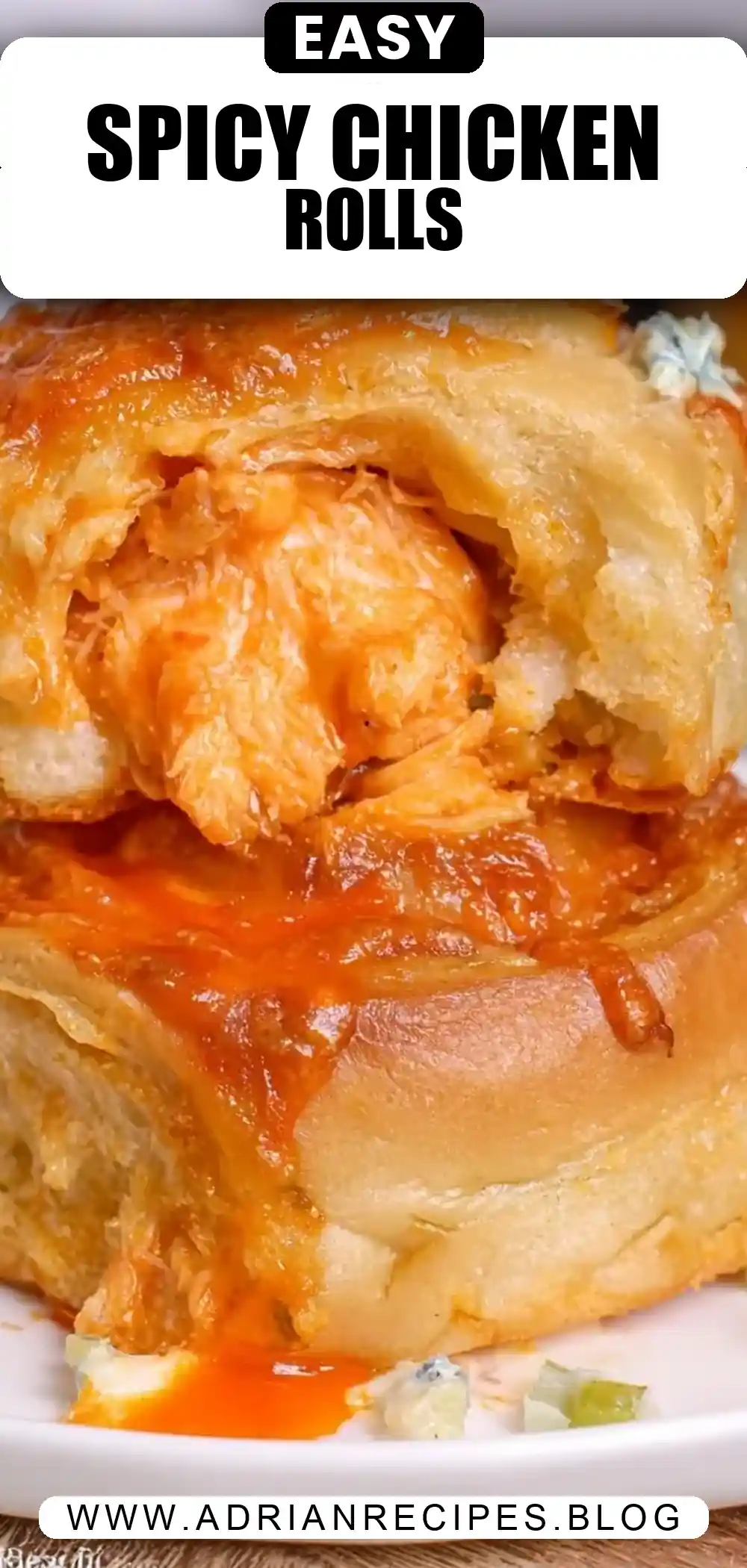 Buffalo Chicken Pizza Rolls