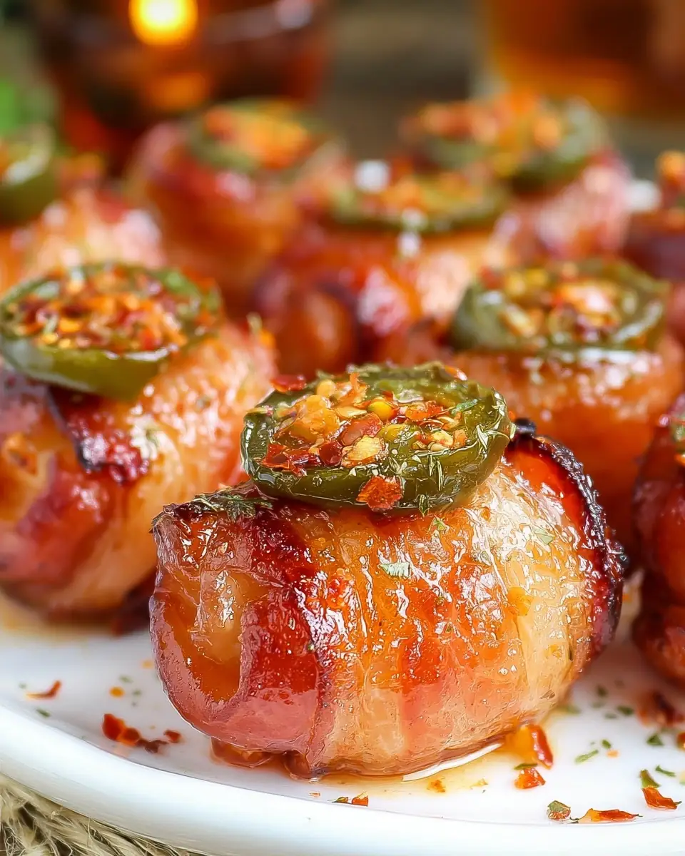 A delicious plate of Smoked Pig Shots