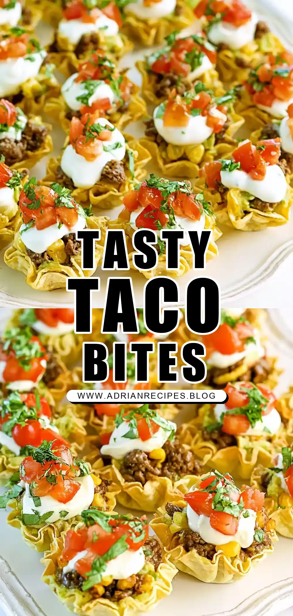 Taco Bites Appetizer Recipe (Ideal Party Food!)