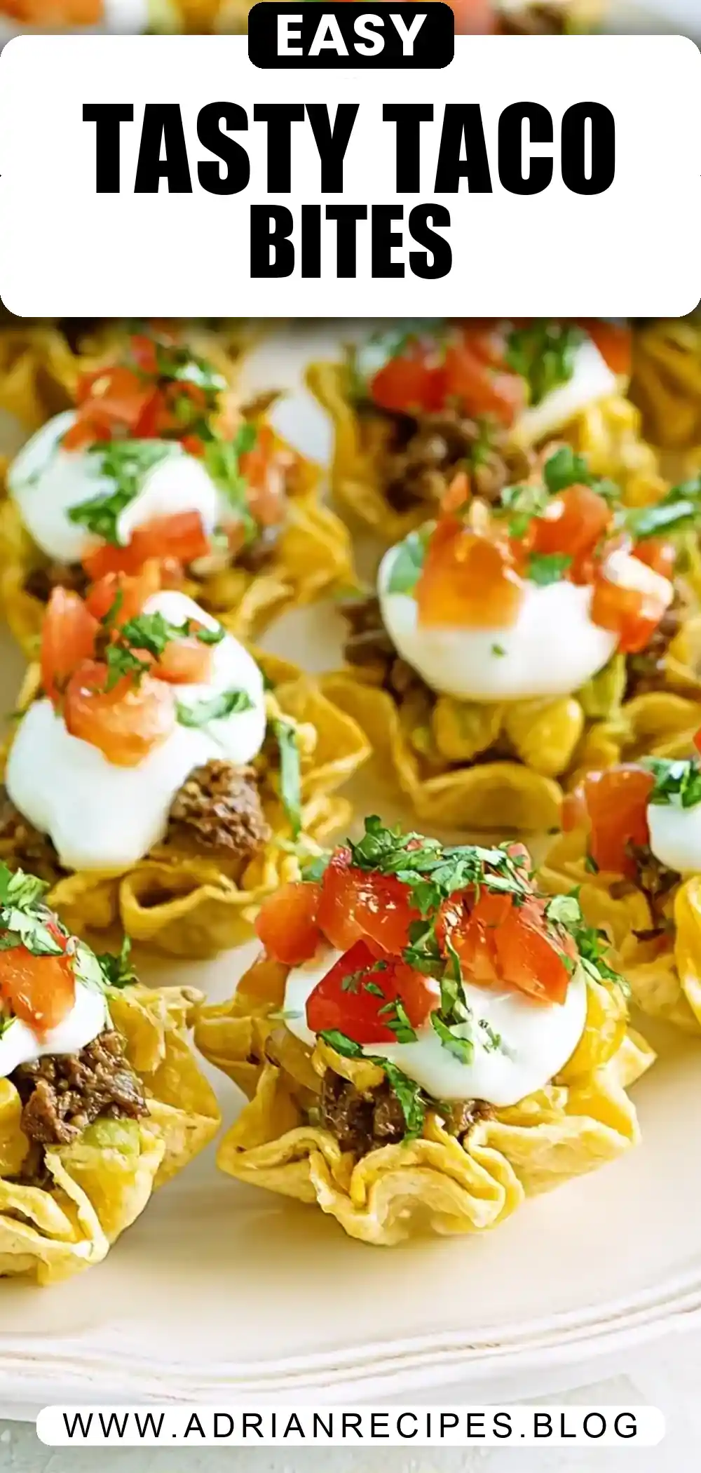 Taco Bites Appetizer Recipe (Ideal Party Food!)